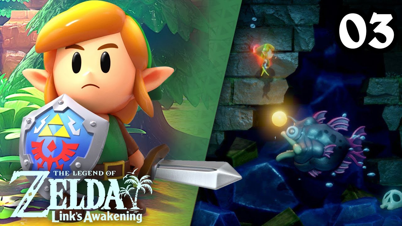 Zelda Link's Awakening Stream 3 Angler's Cavern YouTube