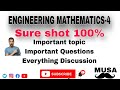 NEW TRICK TO PASS ENGINEERING MATHEMATICS-4 | IMPORTANT QUESTIONS, TOPICS | MUMBAI UNIVERSITY | MUSA