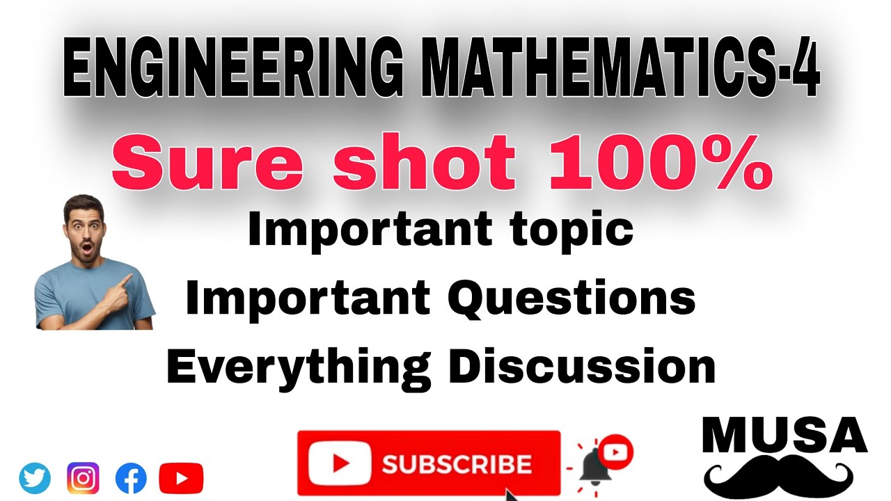 Engineering Trick Question NEW TRICK TO PASS ENGINEERING MATHEMATICS-4 | IMPORTANT QUESTIONS ...