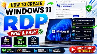 How To Create Windows RDP | Full Admin Access Tutorial ✅