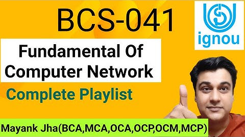 BCS041 Fundamental Of Computer Network | BCS41 | bcs041 | bcs-041 | bcs41 | ignou bca semester four