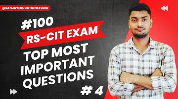 introduction of Computer ,rscit 2023,rscit paper,rscit exam paper,rscit mcq,rscit exam 2023 #4