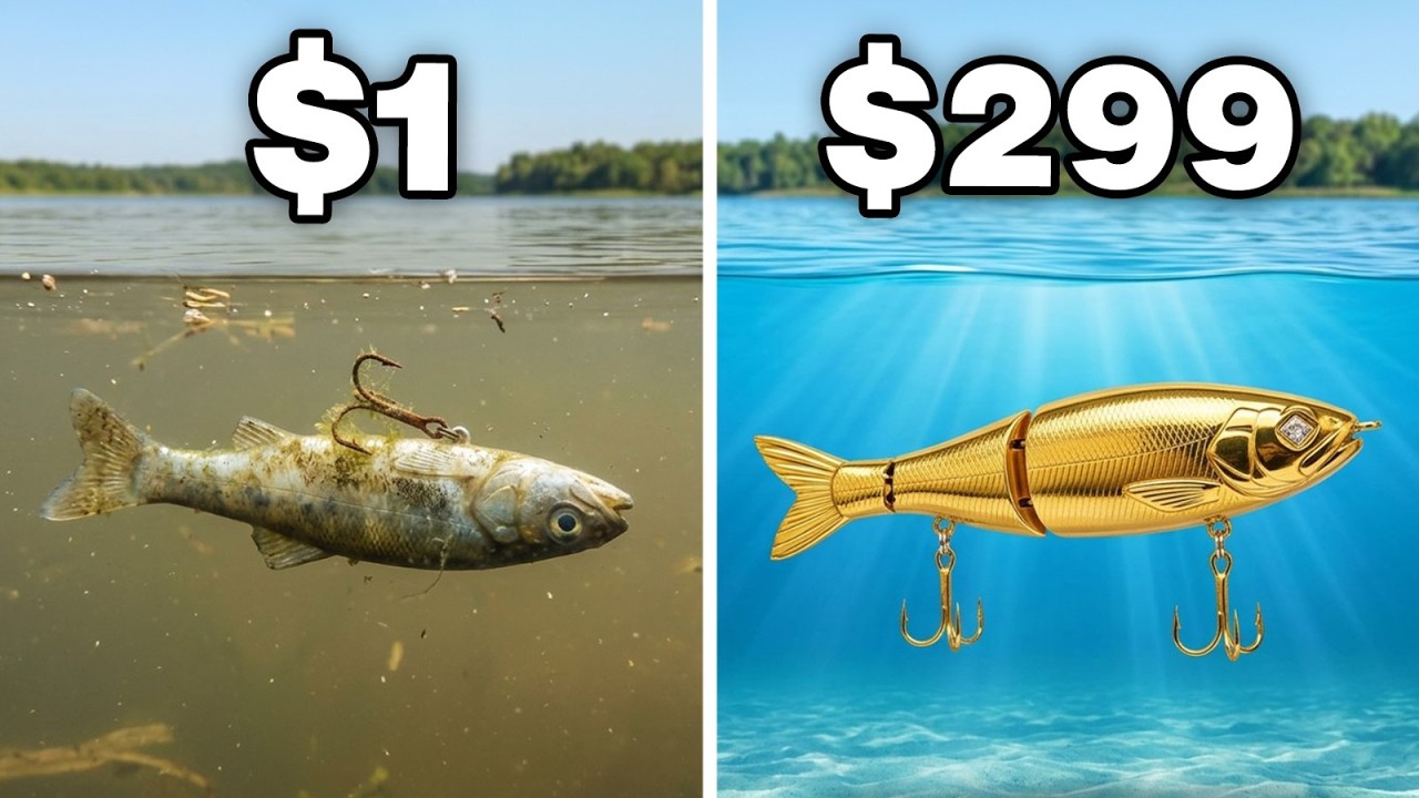 I Tested Cheap vs Expensive Fishing Lures!