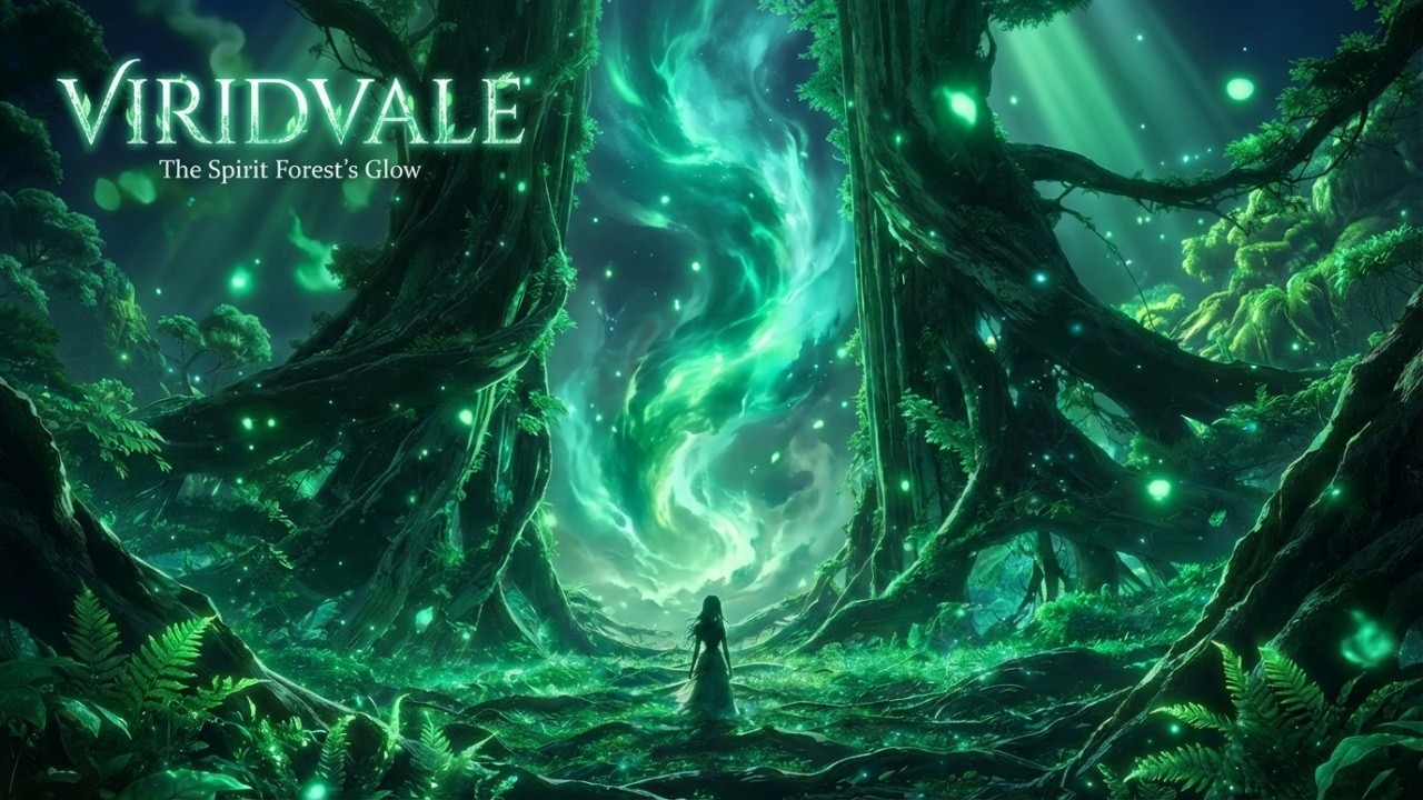 VIRIDVALE | The Spirit Forest’s Glow | Deep Focus Fantasy Ambient for Study & Sleeping
