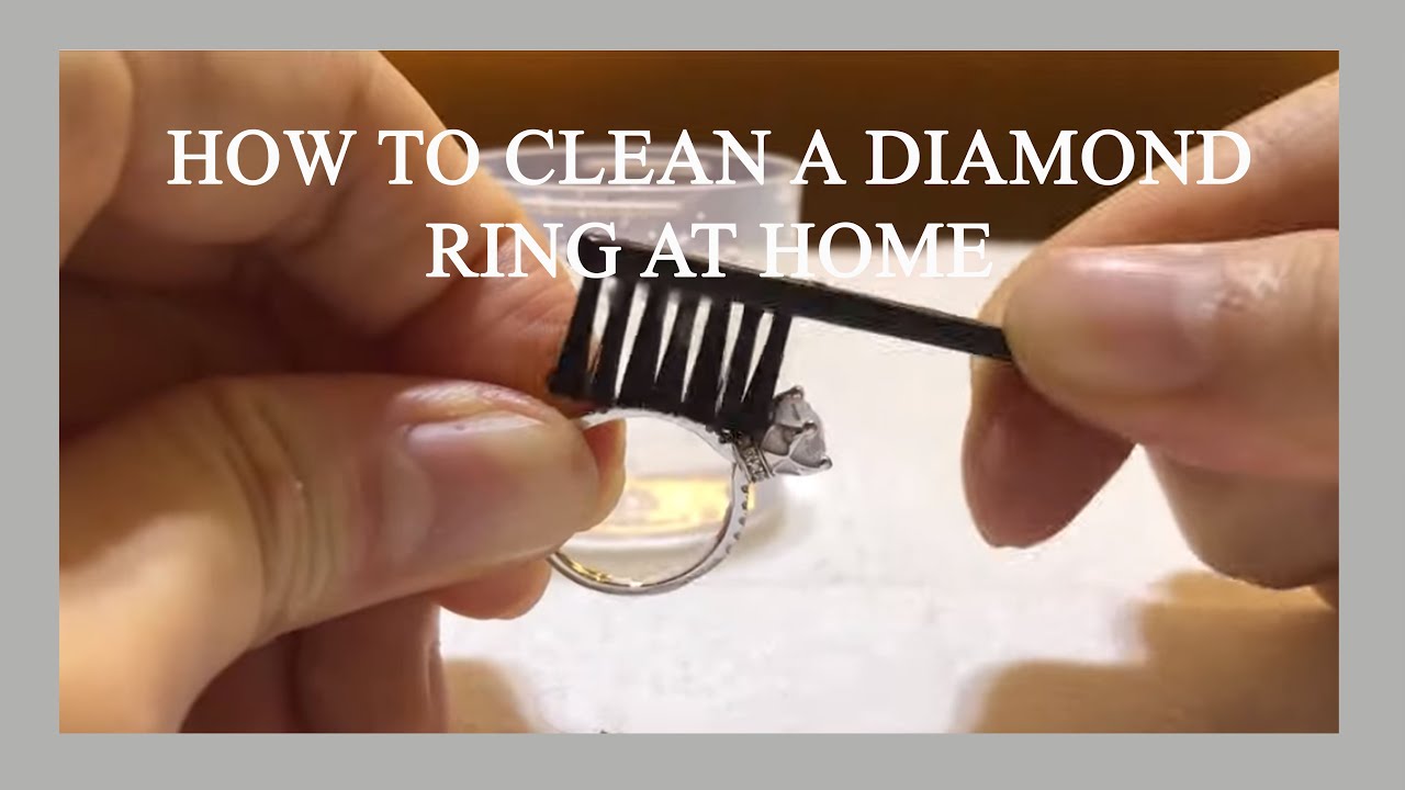 How to Clean a Diamond Ring at Home 