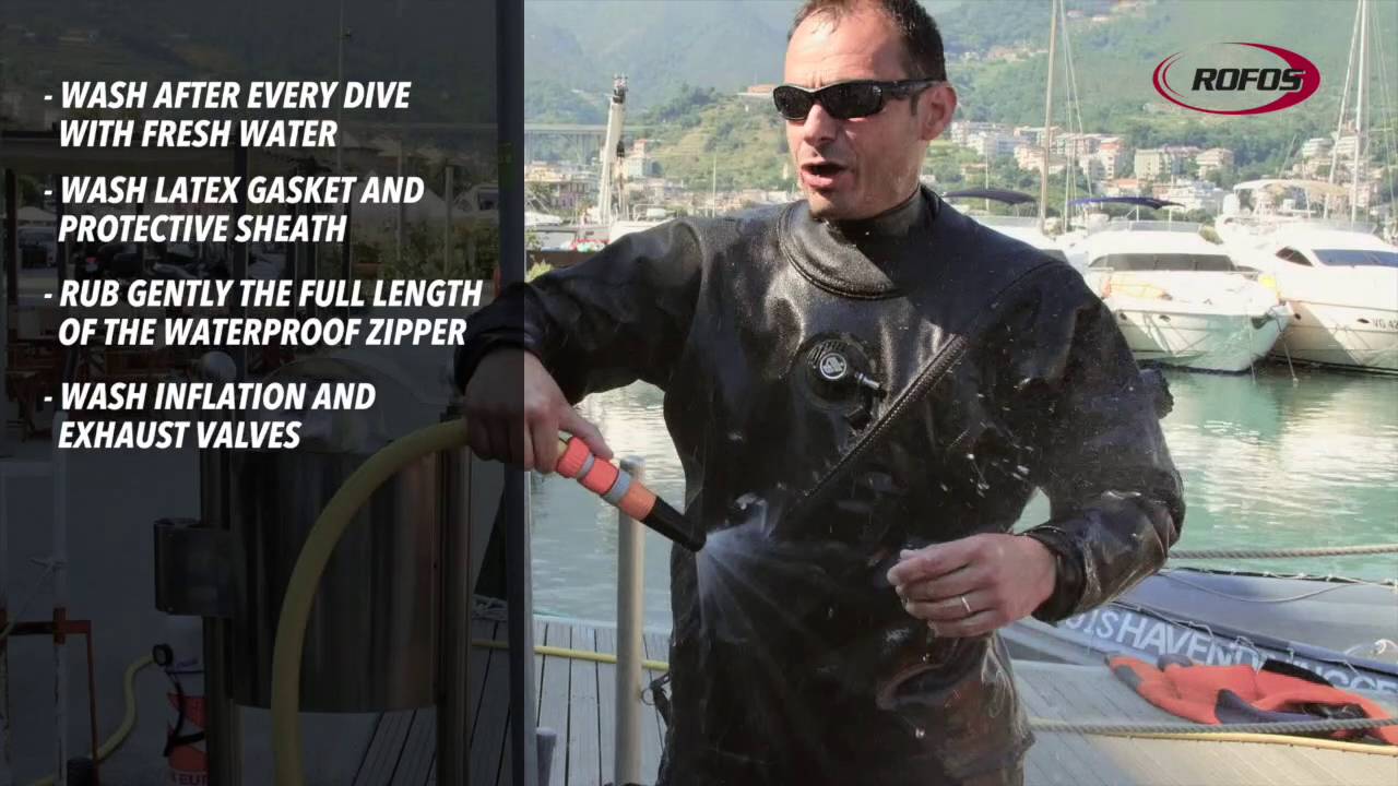 How to wash your drysuit YouTube