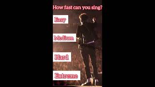 (Believer - Imagine Dragons) How fast can you sing? #challenge