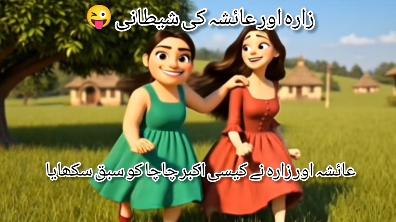 Part # 2    Zara or Ayesha ne kaise sabak sikhaya Akbar chacha ki 😜😆😁