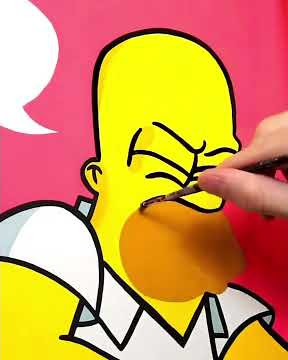 Seni menggambar, bart beast simpson story wa