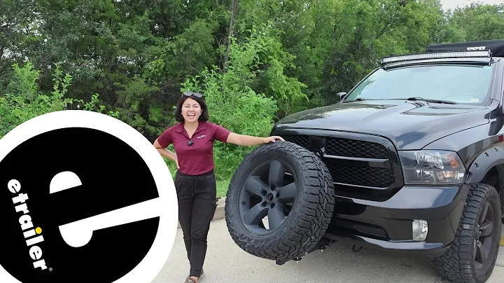 etrailer | A Closer Look at the Curt Trailer Hitch Spare Tire Mount on a 2017 Ram 1500