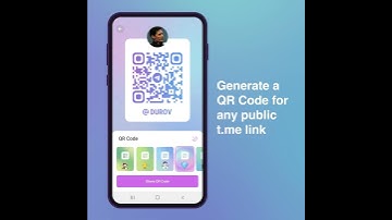 How to create QR codes for public my profiles Telegram #telegram