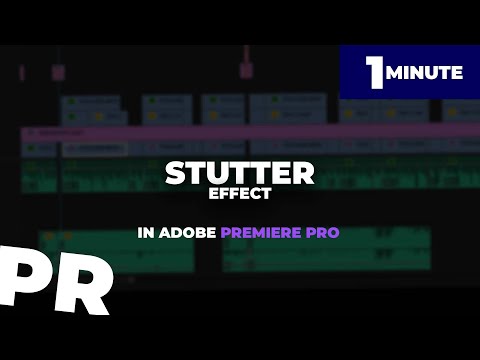 Stutter Effect in Adobe Premiere Pro  (1 Minute Tutorial)