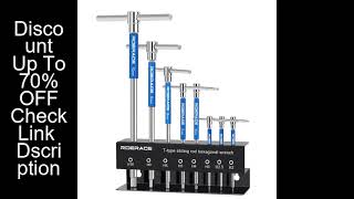 RIDERACE Bicycle Allen Hex Key Wrench Hand Bike Repair Tools Set T Handle 2/2.5/3/4/5/6/8/10mm CRV S