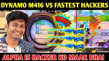 DYNAMO M416 VS FASTEST HACKERS SQUAD IN BGMI BATTLEGROUNDS MOBILE INDIA @bestofbest8964
