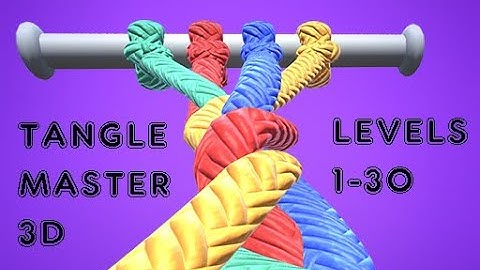 Tangle Master 3D Gameplay walkthrough Levels 1-30 | PART 1