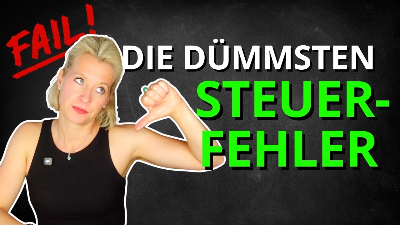 Die dümmsten Steuerfehler, die Menschen jedes Jahr machen