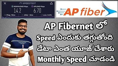 Ap Fibernet Monthly Data and Usage | Speed Test ???