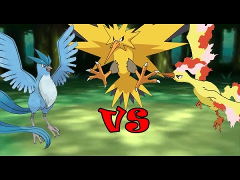 ZAPDOS vs MOLTRES vs ARTICUNO