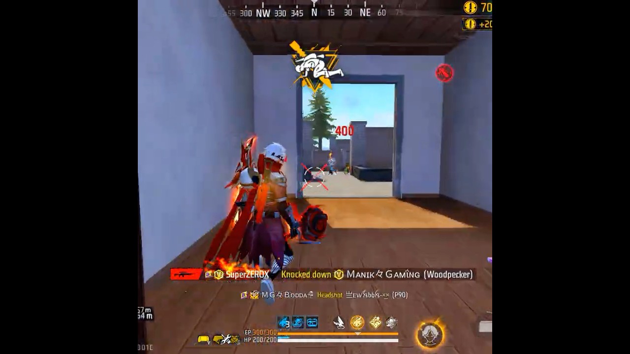 ZEROX FF VS V-BADGE YOUTUBER🔥