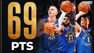 Jokic (24 PTS), Murray (24 PTS) \& Porter Jr. (21 PTS) Lead Nuggets In Game 3! 👏 | May 10, 2024