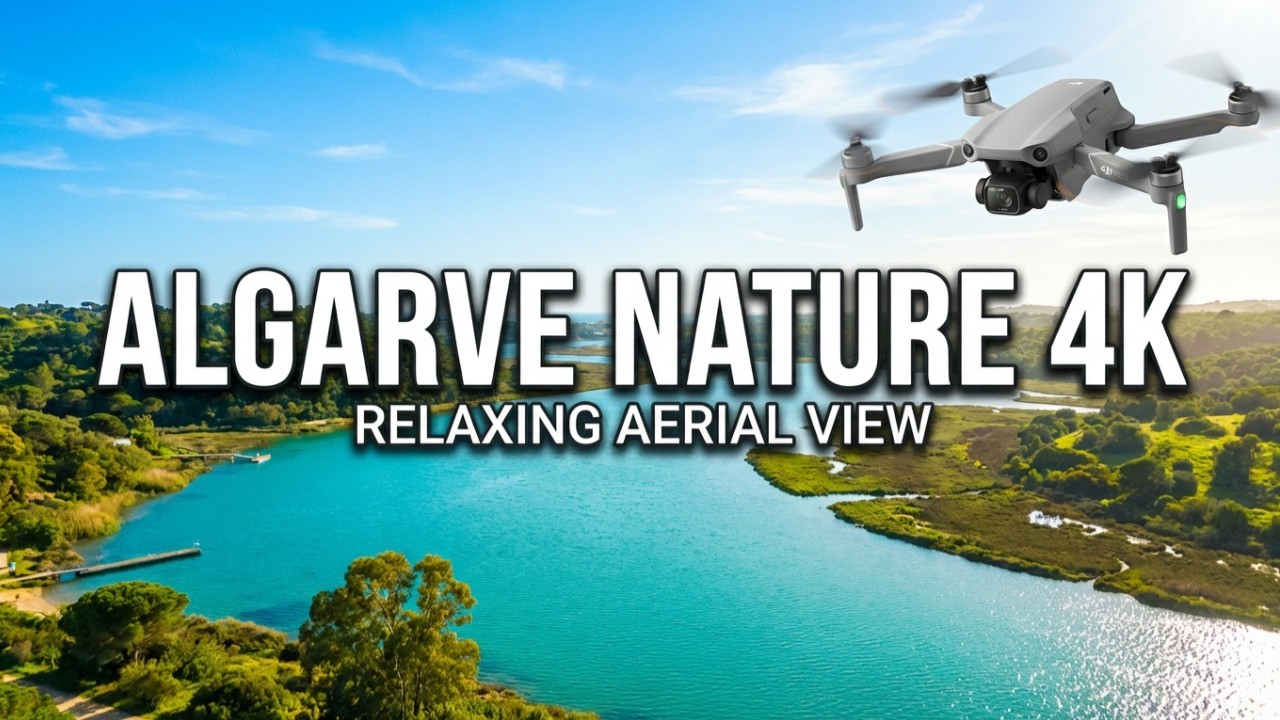 Algarve Nature 4K Drone Film | Relaxing Aerial View (Fontes de Estômbar)