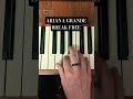 ARIANA GRANDE BREAK FREE #piano #pianosol #pianotutorial #scale #howtoplay #pianolessons #pianocover