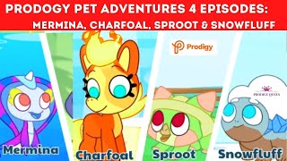 PRODIGY MATH GAME | Prodigy Pet Adventure Episodes 2020 Mermina,Sproot, Charfoal & Snowfluff.