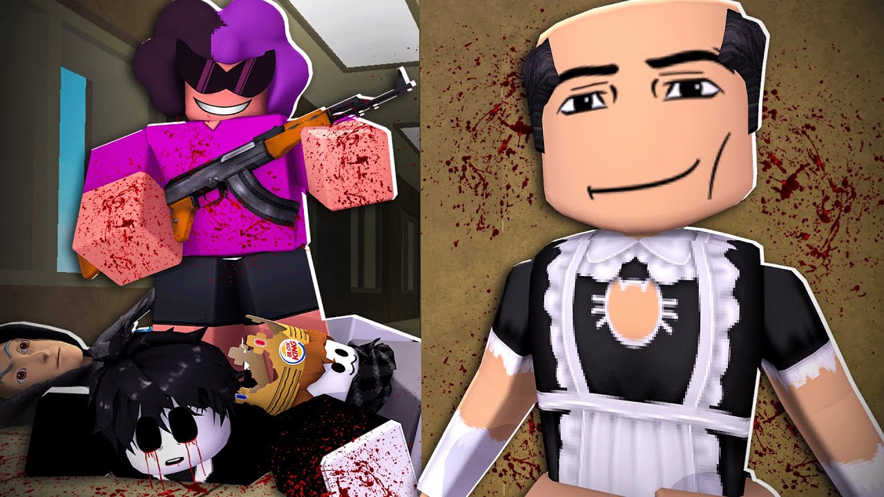 5 abestados se ESCONDENDO dos ATIRADORES para não morrer no roblox