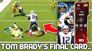 They Added A Retirement Tom Brady With Super Speed! Madden 23