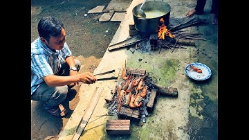 Nướng tôm càng xanh đãi khách đám giỗ/Khám phá Miền Tây