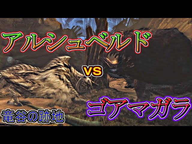 ワイルズ】アルシュベルドとゴアマガラのどちらが強いのか竜谷の跡地で