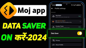 Moj app me data  saver on kaise kare 2024 || Moj app se data kaise bachaye || Moj app data Saver on