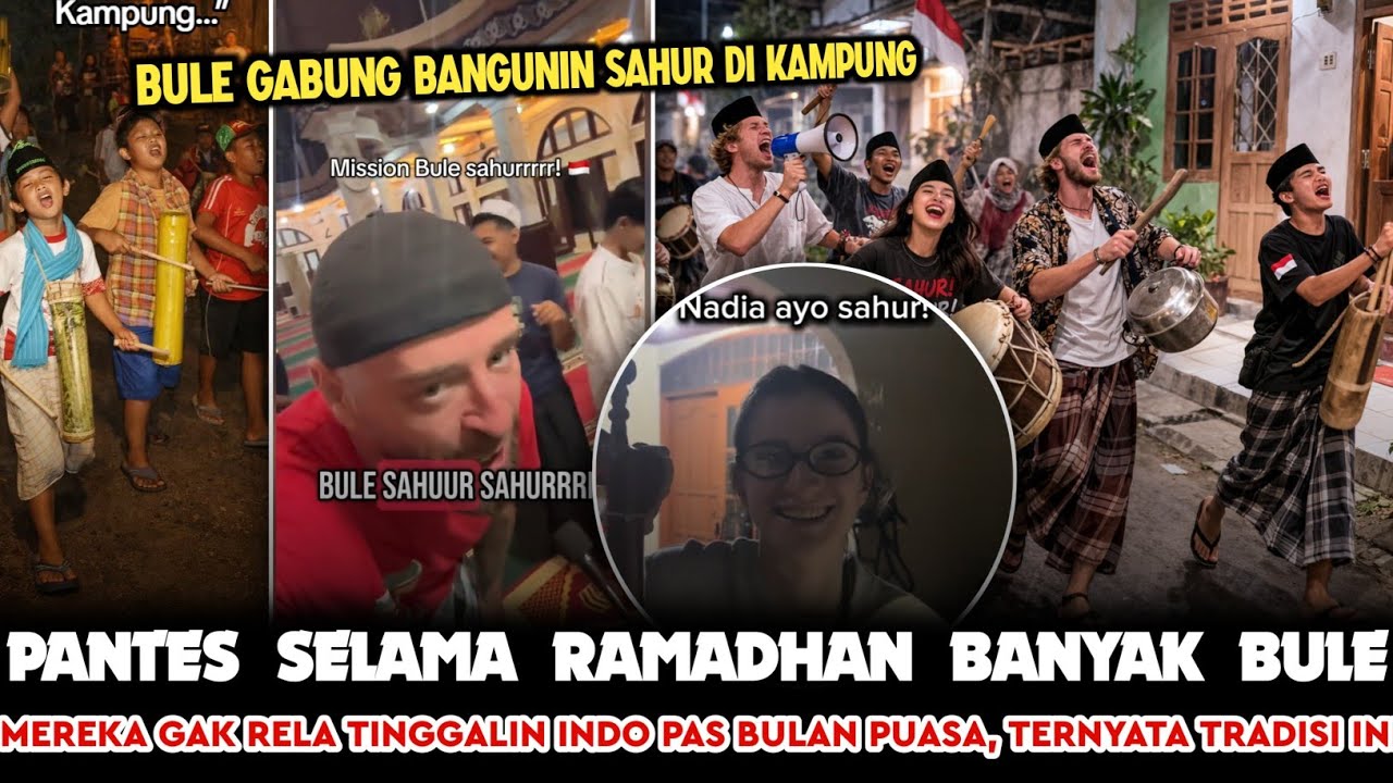 BULE SENENG BANGET IKUT BANGUNIN SAHUR‼️RESPON MEREKA 