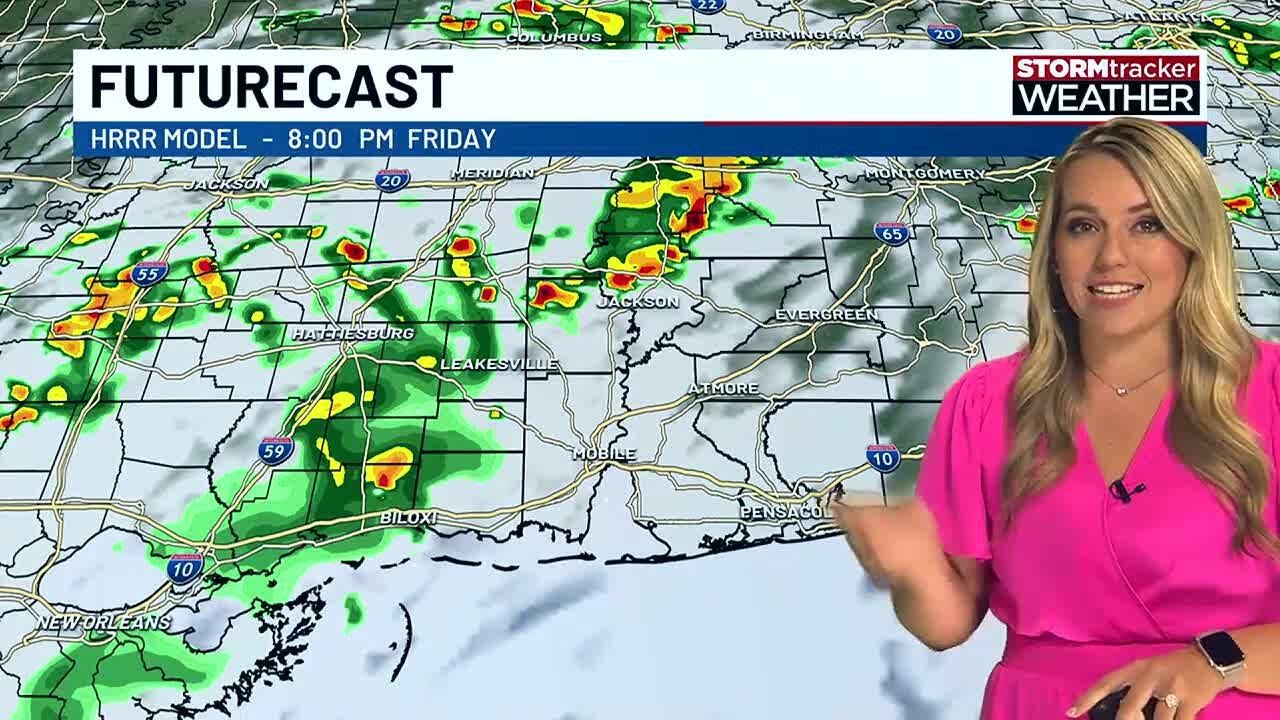 Isolated showers and thunderstorms possible - YouTube