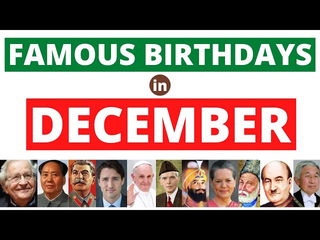 Top Ten Now And Then - December Birthdays Hr2Seg2