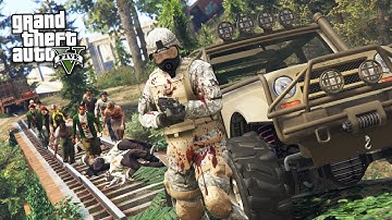 ZOMBIE APOCALYPSE!! (GTA 5 Mods)