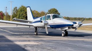 Grumman/Gulfstream GA-7 Cougar Startup, Taxi and Takeoff