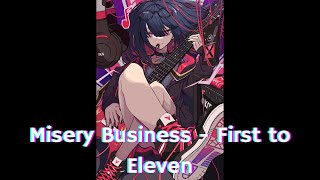 Misery Business/First To Eleven//Nightcore