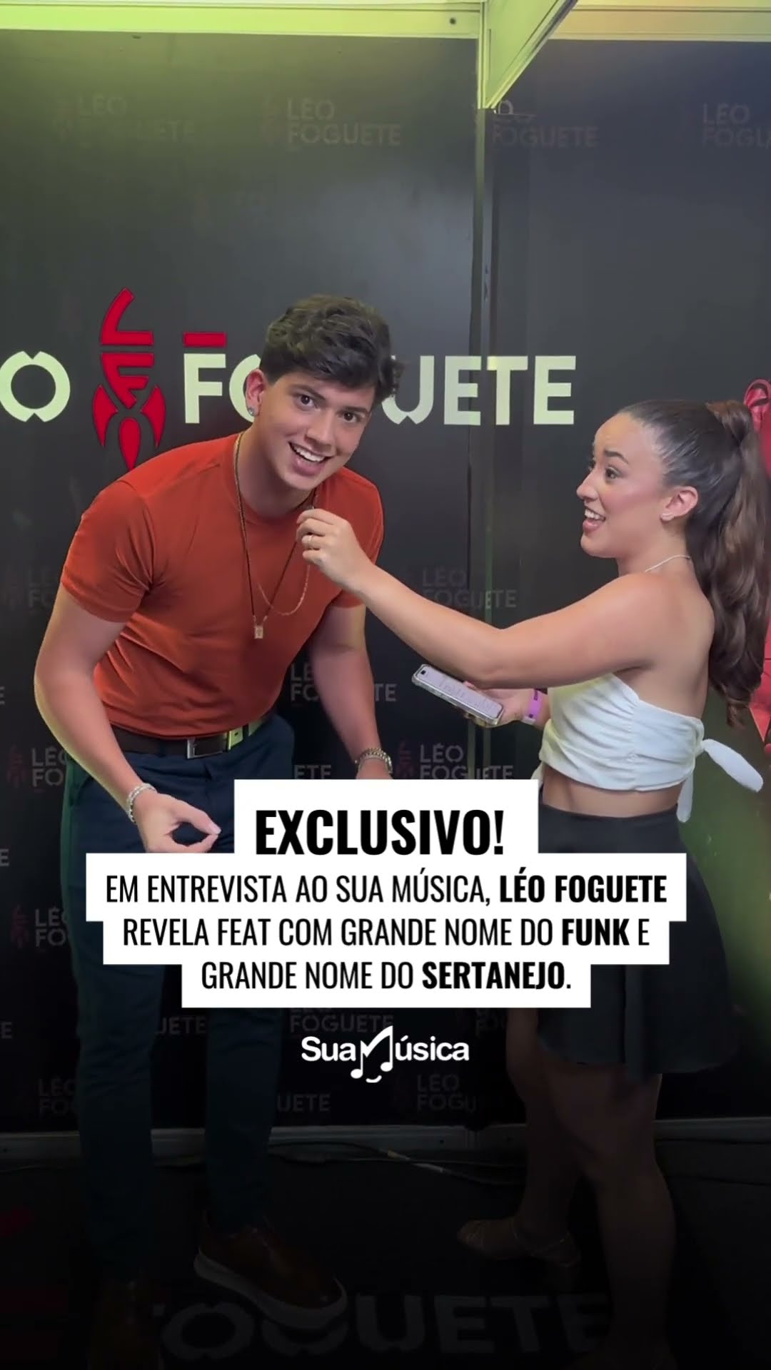#LéoFoguete revelou feat com grande nome do funk e grande nome do sertanejo. #Funk #AnaCastela