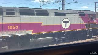 South station to Fairmount commuter rail ride