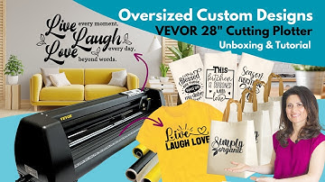Vevor 28" Cutting Plotter Unboxing, Review & Tutorial: Starting a Profitable Customization Business?