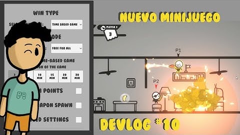 HICE un NUEVO MINIJUEGO en mi JUEGO MULTIJUGADOR DE PELEAS en UNITY 2D || Doodle Fight Devlog 10