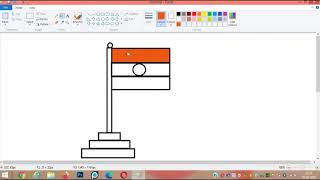 How to Draw National Flag in Ms Paint Net Worth