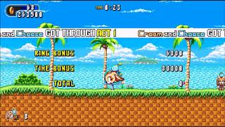 Cream & Cheese record in Sonic Advance Revamped