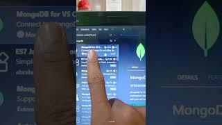 MongoDB in VsCode #extension #database