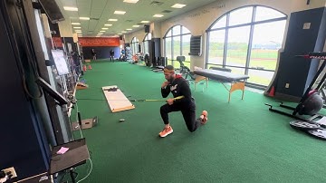 Half Kneeling 3D Strap-Assisted T-Spine Rotation