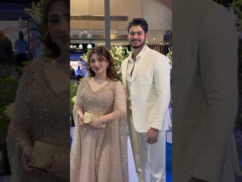 اطلالة الثنائي هدى و يوسف في حفل اطلاق عطر ماتش 