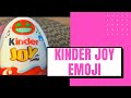 Ou Kinder Joy cu surprize Emoji 2019, Ou de ciocolata