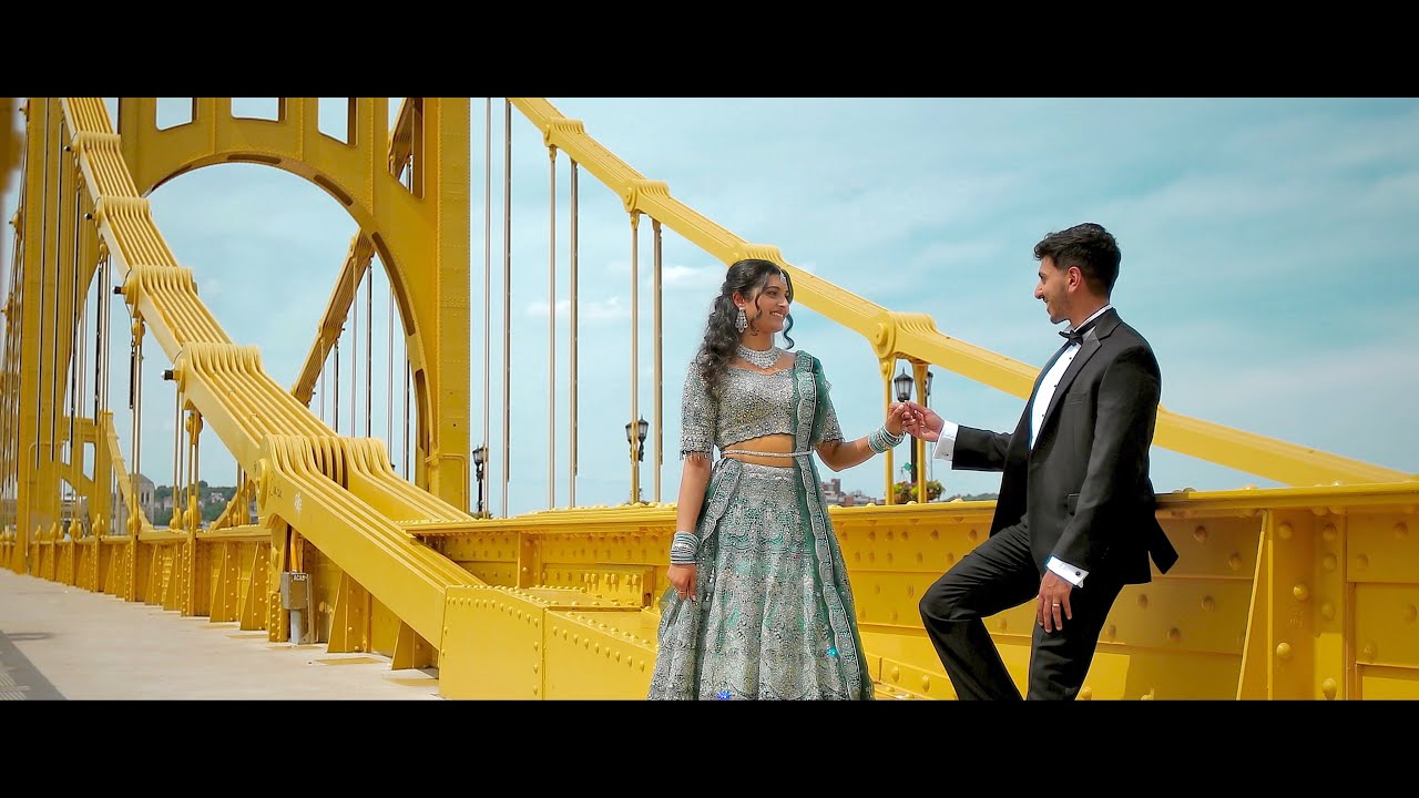 Luxury Indian Wedding Reception in Pittsburgh, PA (Watch in 4K) | Sowmya & Siva