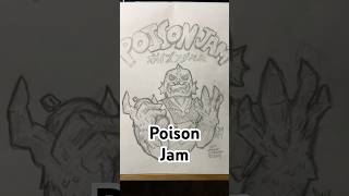 Poison Jam Sketch Timelapse ✏️ | Jet Set Radio Fanart